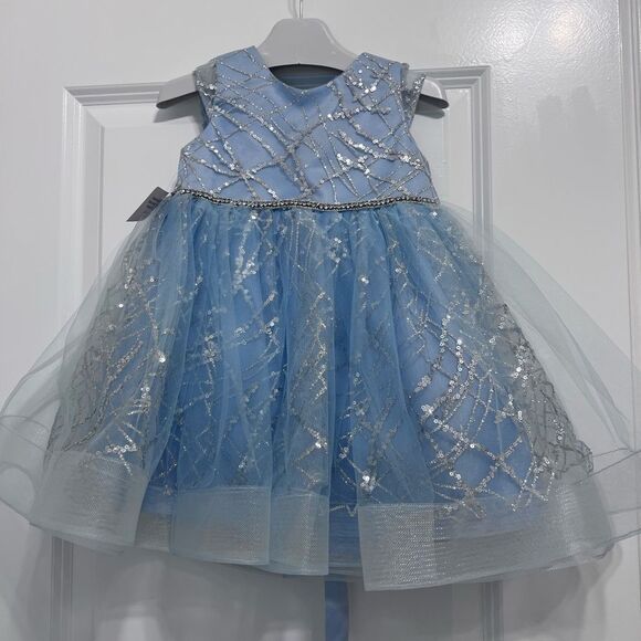 Birthday or holiday 12 months baby girl dress - Picture 3 of 6
